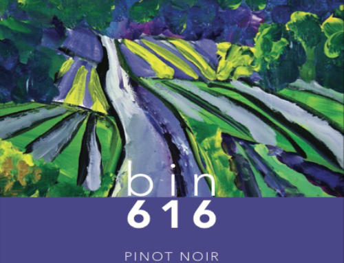 Painting of the Week: Pinot Noir Fields (bin616 Pinot Noir)