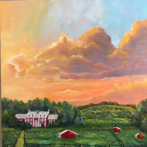 Black Star Farms - Painting by Stephanie Schlatter