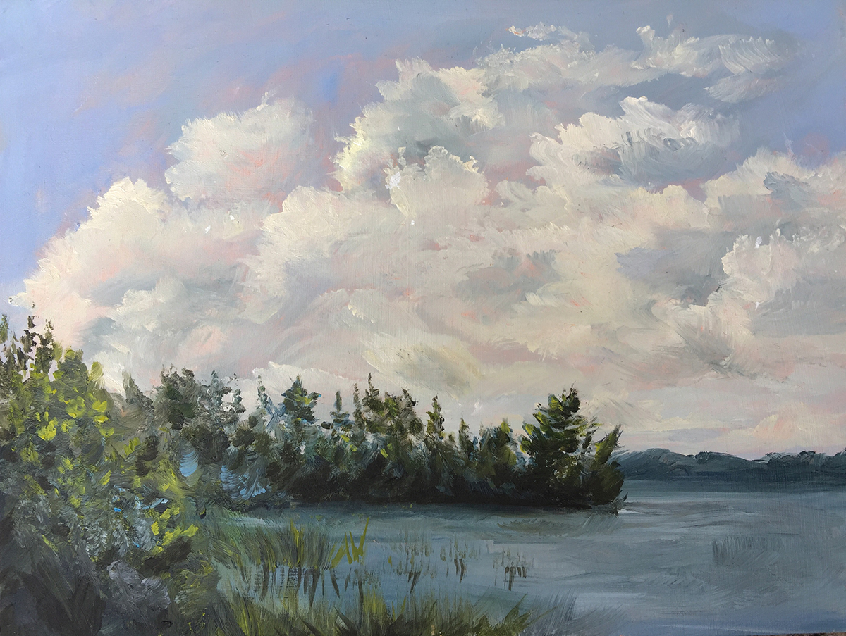 Inland Lake Dreamin - Painting by Stephanie Schlatter
