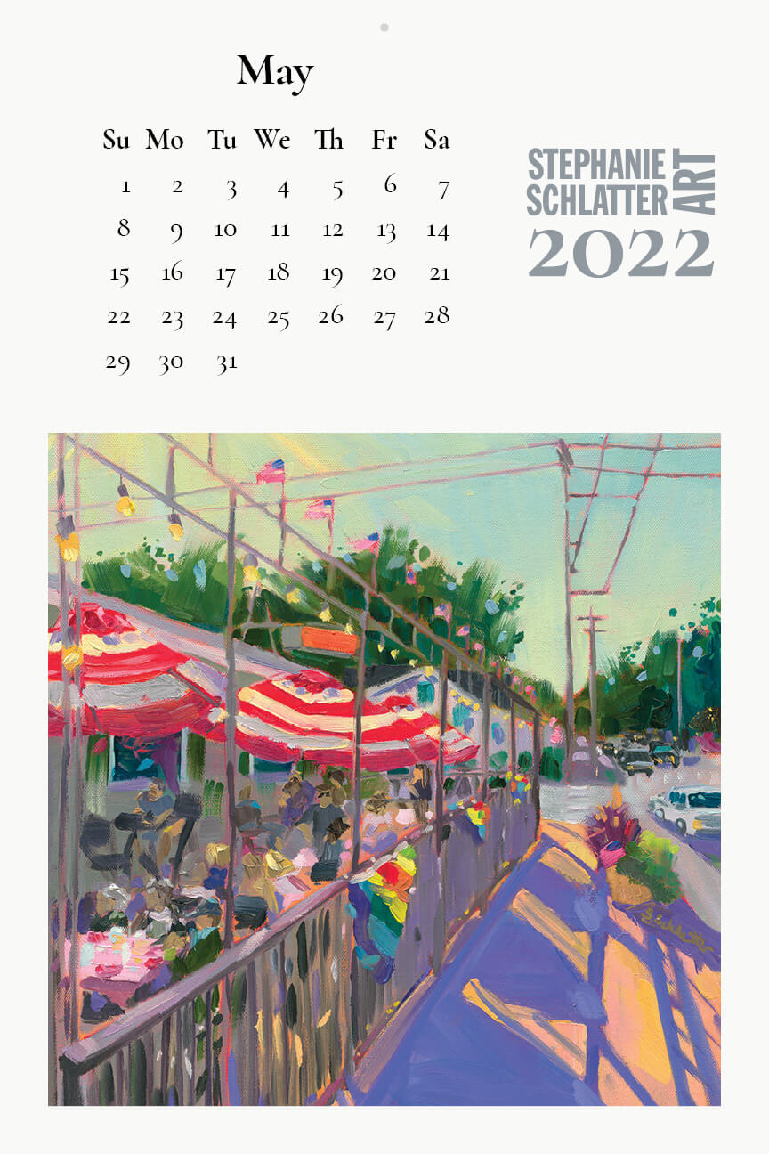 Schlatter May 2022 wall calendar