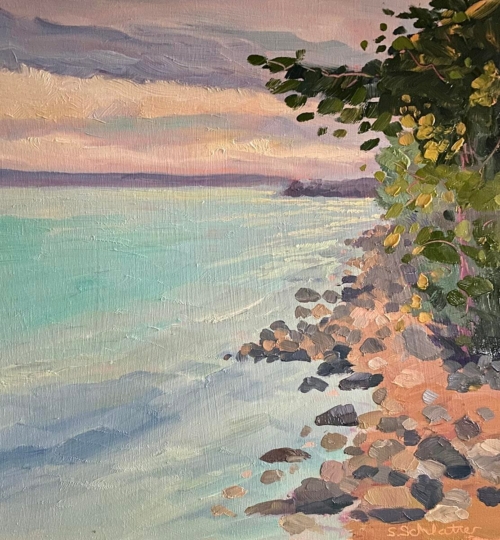 Coastin Painting by Stephanie Schlatter