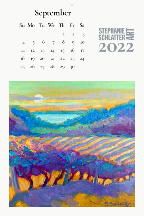 Schlatter September 2022 wall calendar