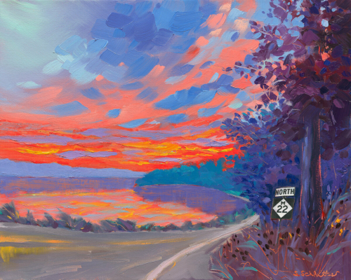 Summer Road Trip Painting by Stephanie Schlatter