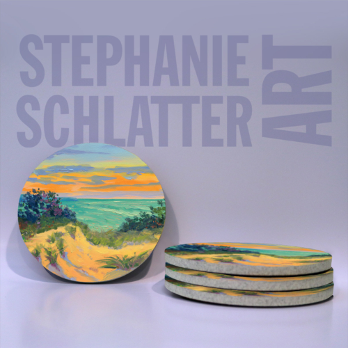 Sundown Coaster Set by Stephanie Schlatter