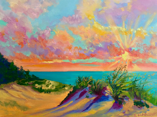 Summertime Magic Painting by Stephanie Schlatter