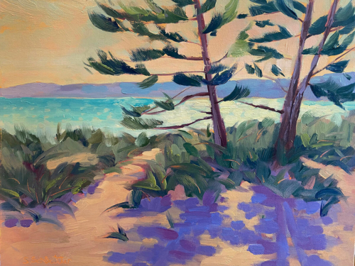 Lake Michigan is a Good Idea Painting by Stephanie Schlatter