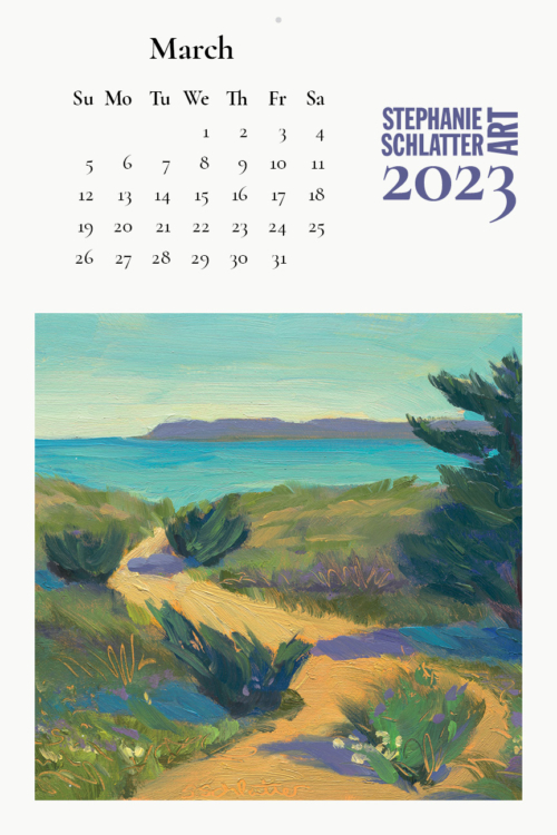 Schlatter March 2023 wall calendar