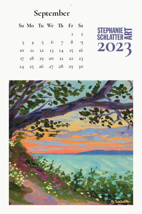 Schlatter September 2023 wall calendar